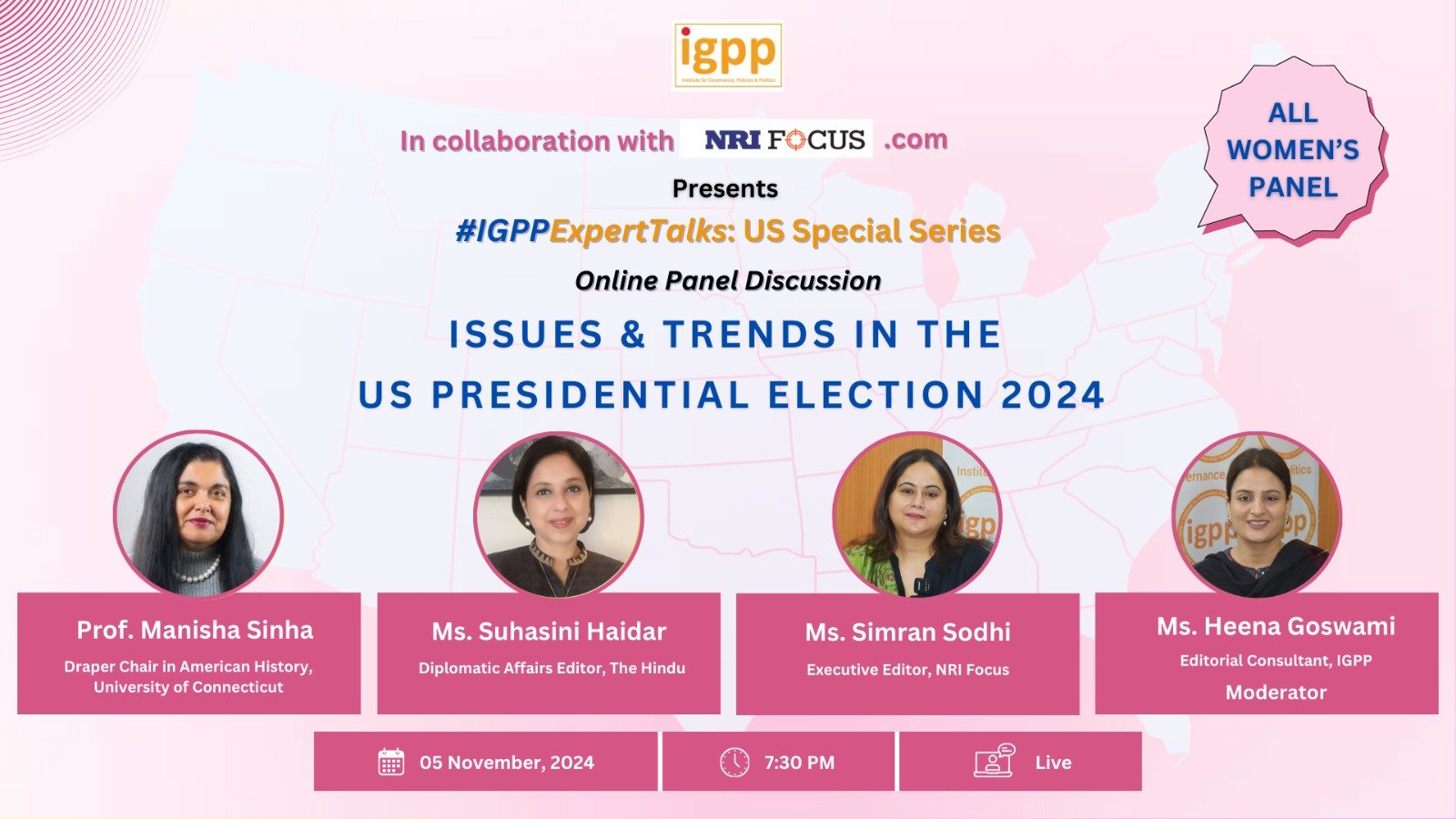 Issues & Trends in the US Presidential Election 2024 IGPP